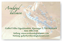 Sérprentuð nafnspjöld